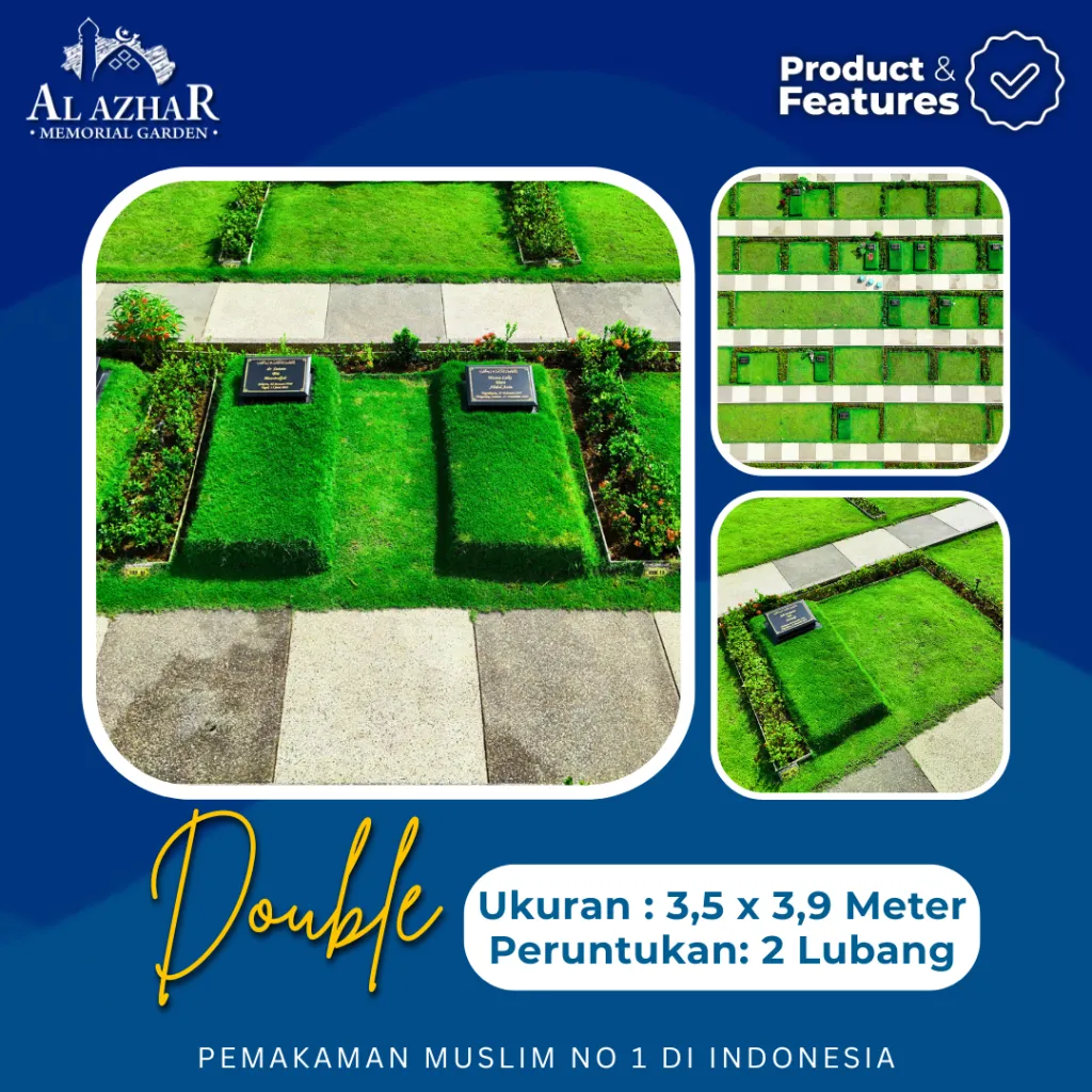 Denah dan layout makam Double