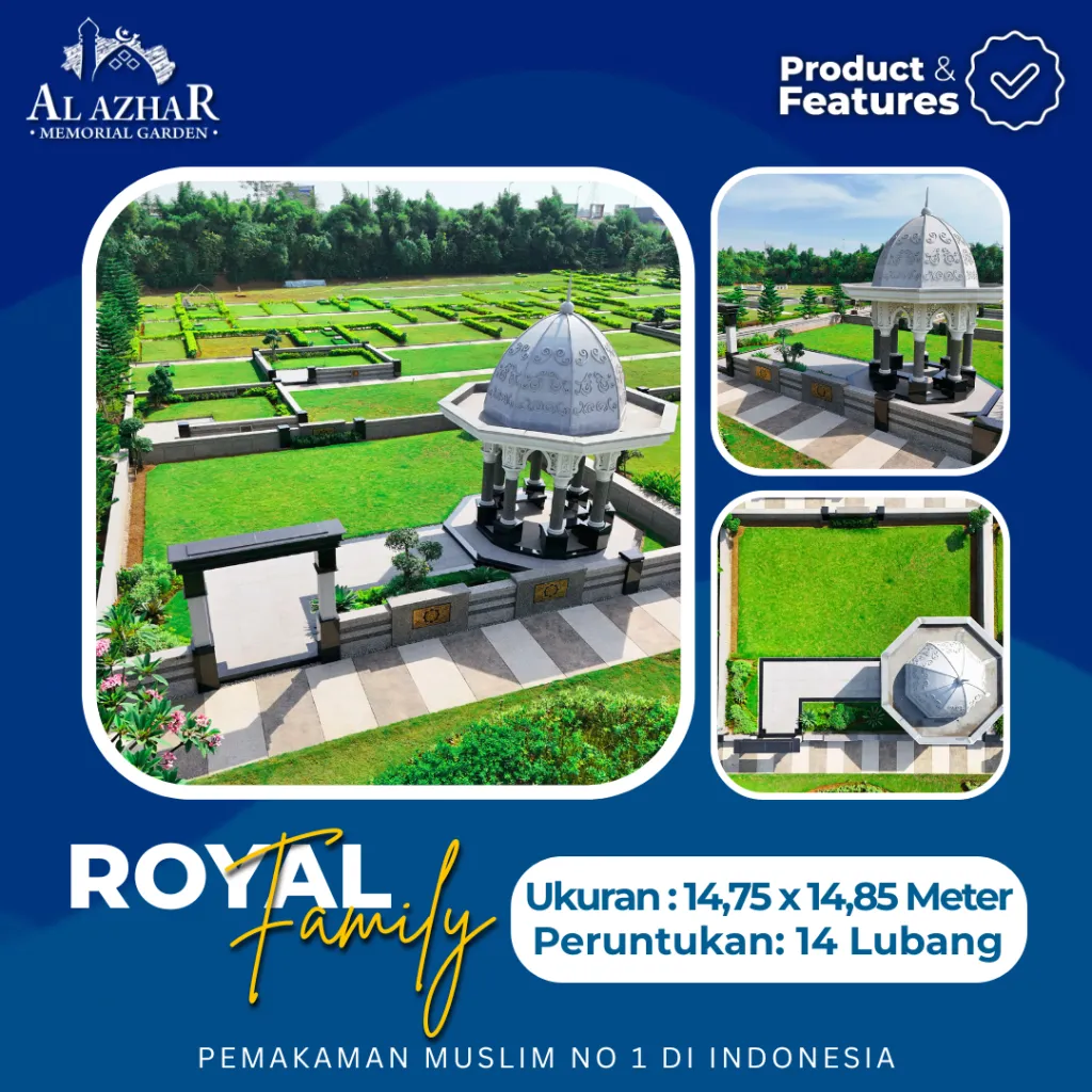 Denah dan layout makam Royal Family