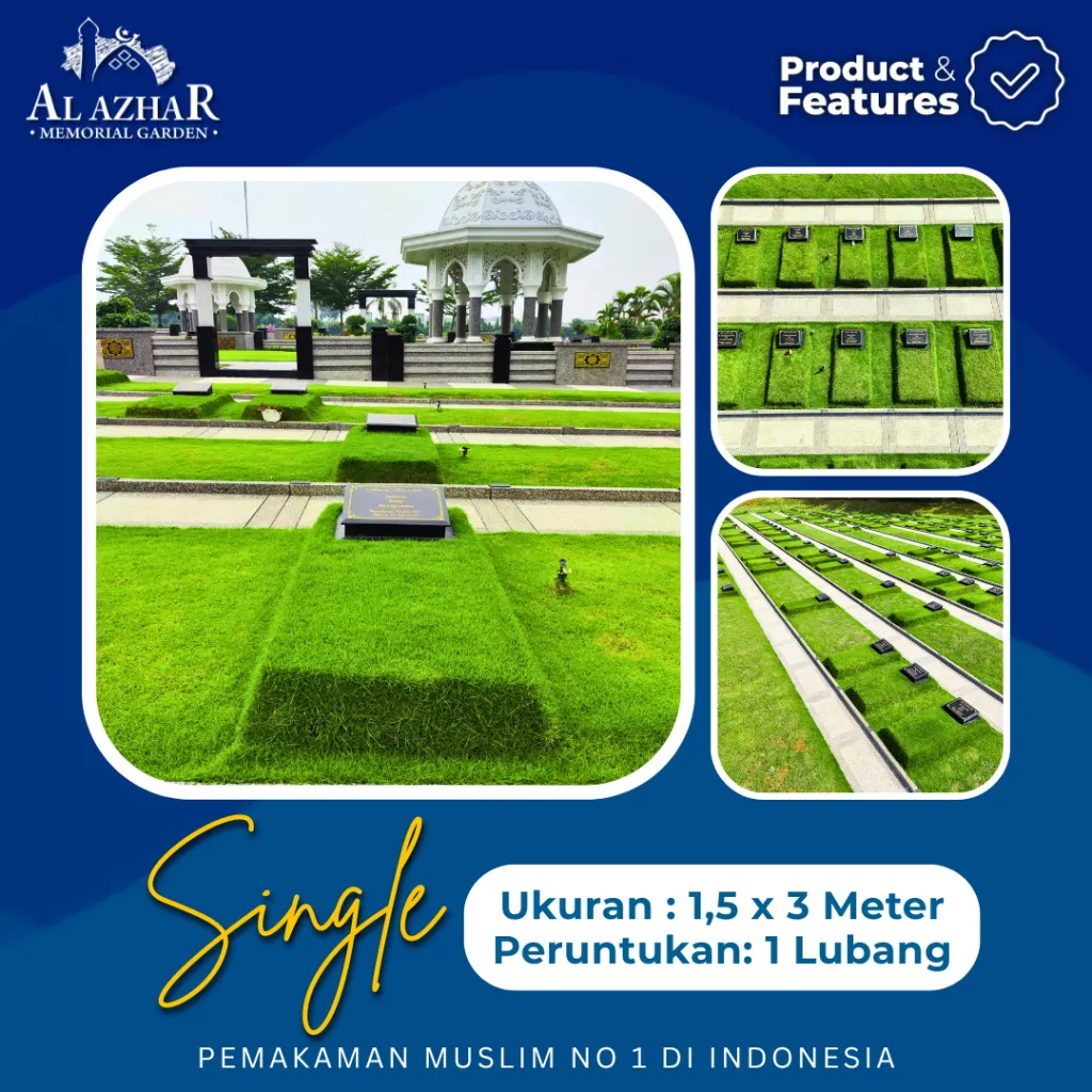 Denah dan layout makam Single